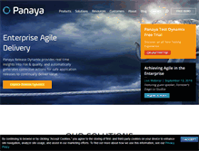 Tablet Screenshot of panaya.com